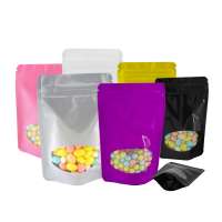 Custom Printing Stand up Dried Food Packaging Pouches Zip Lock Plastic Bags for Cookie Biscuit