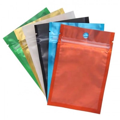 Child Resistant Smell Proof Zip Lock Aluminum Foil  Mini Mylar Bag For Dry Herb Packaging