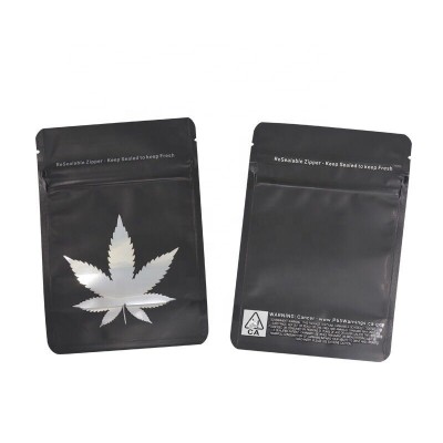 smell proof child resistant double zipper bag custom medical seeds packaging