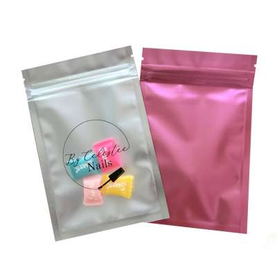 custom printed foil laminated mylar ziplock plastic  bags