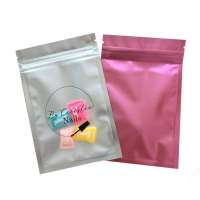 custom printed foil laminated mylar ziplock plastic  bags